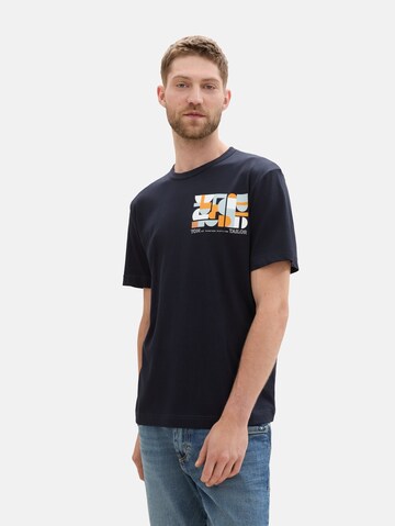 TOM TAILOR T-Shirt in Blau