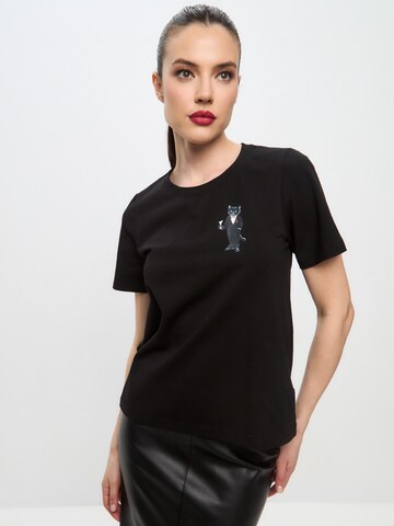 CAT by Maniita Lacitta Shirt in Zwart