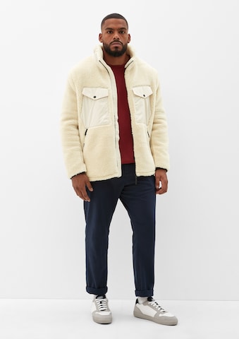 s.Oliver Men Big Sizes Between-Season Jacket in White