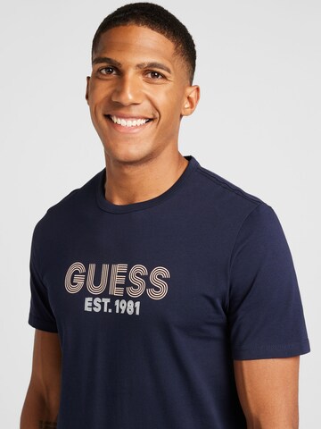 GUESS Majica | modra barva