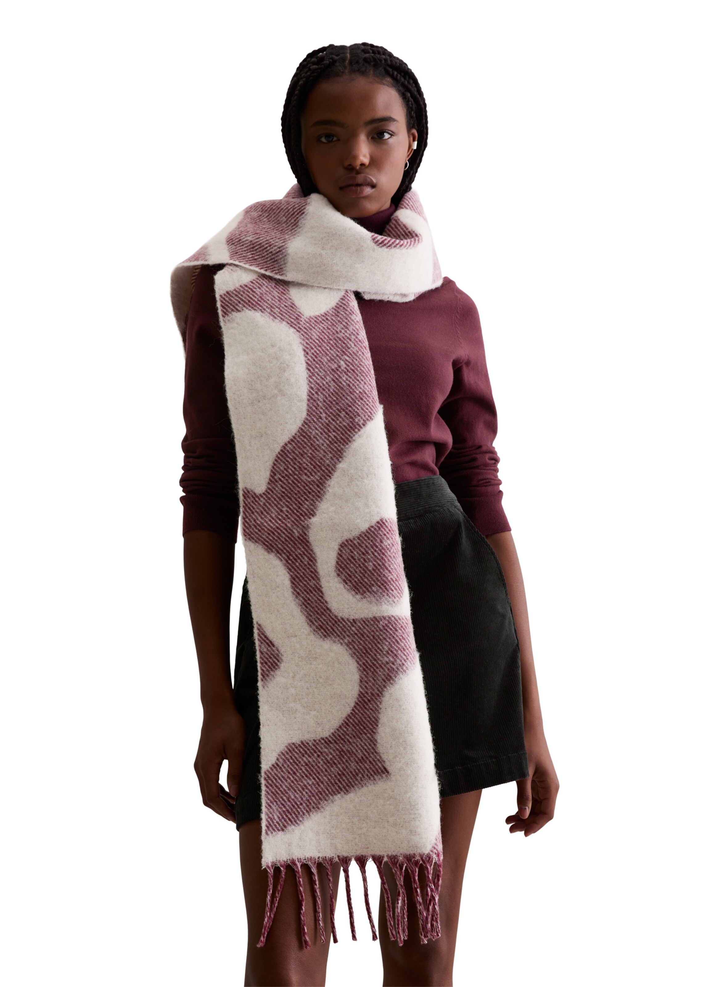 Écharpe Marc O'Polo DENIM en beige : devant