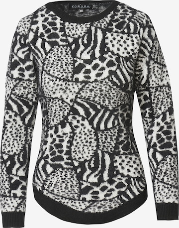 KOROSHI Neulepaita värissä musta: etupuoli