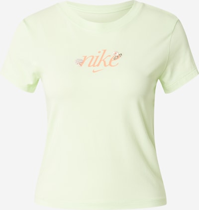 Marškinėliai 'CHLL' iš Nike Sportswear, spalva – pastelinė žalia / abrikosų spalva / balta, Prekių apžvalga