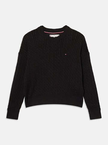 TOMMY HILFIGER Pullover 'CABLE' in Schwarz: Vorderseite