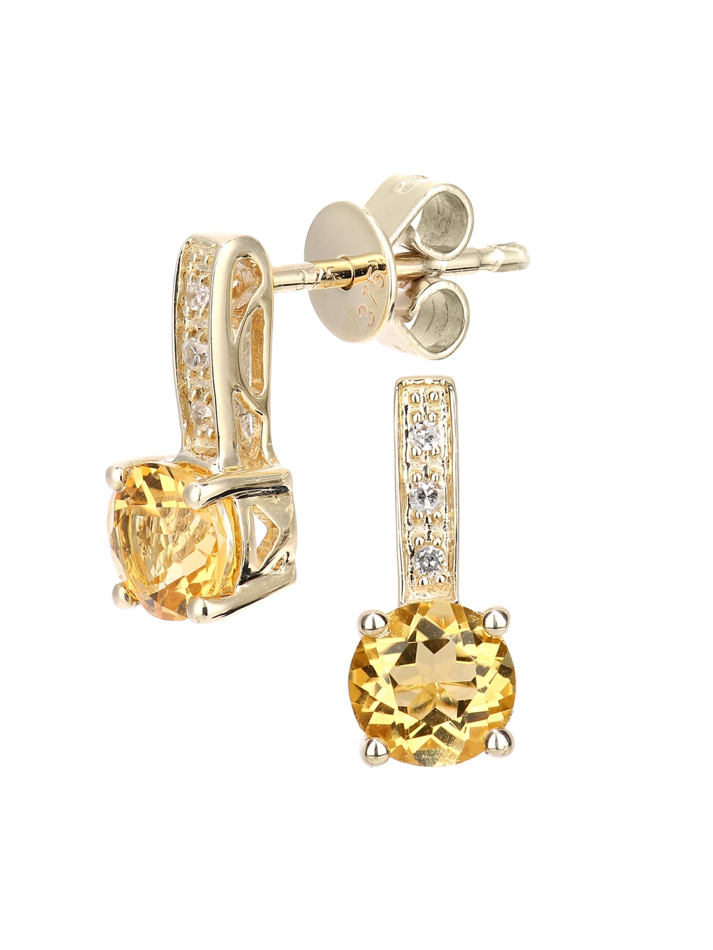 DIAMANT LETERNEL Ohrringe‌‌‌‌‌‌ in Gelb: Vorderseite