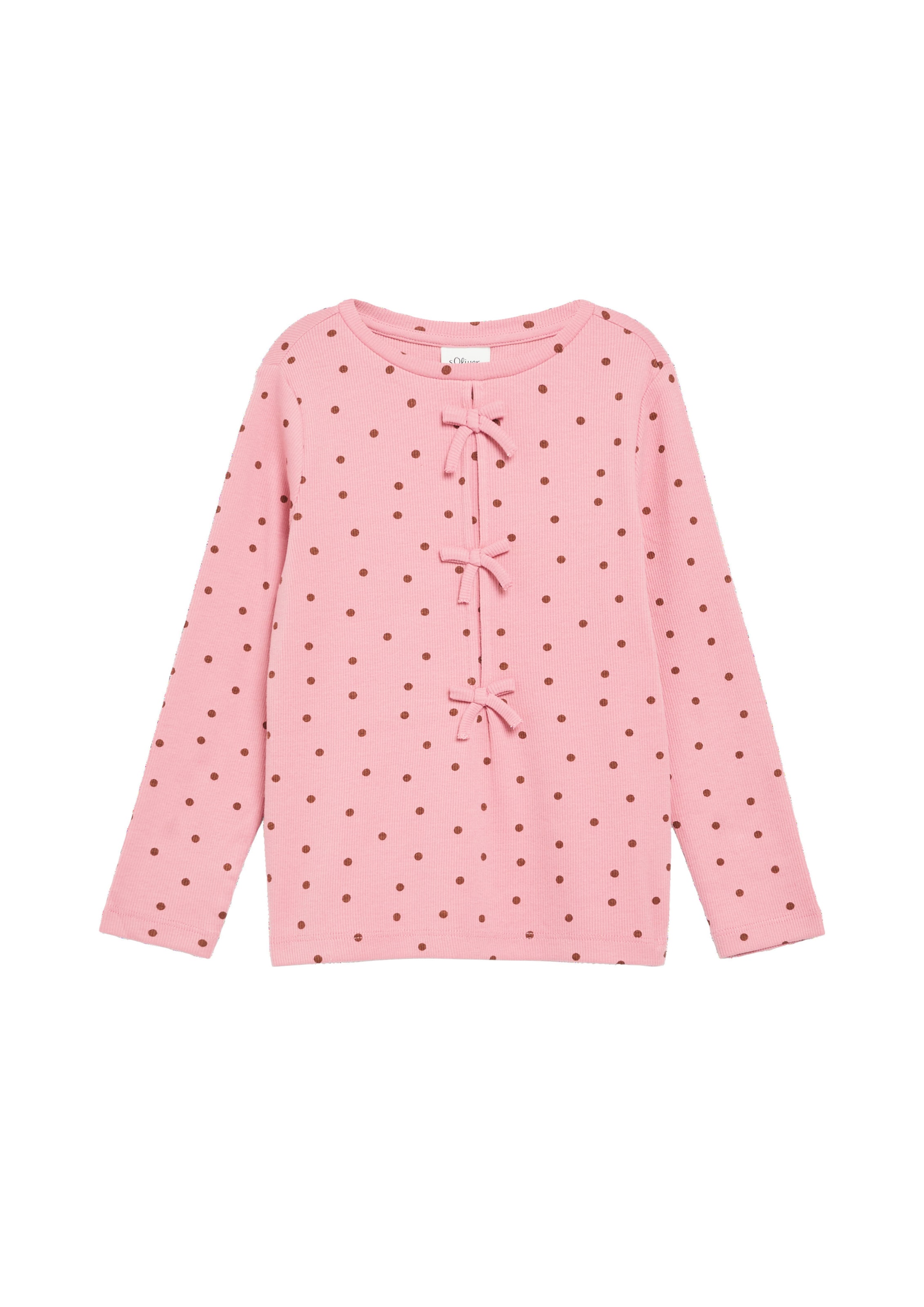 s.Oliver Shirt in Roze: voorkant