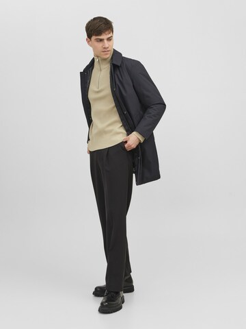 JACK & JONES Between-Seasons Coat 'Mac' in Black