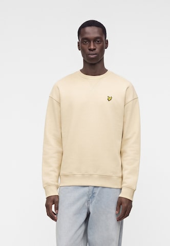 Felpa di Lyle & Scott in beige: frontale