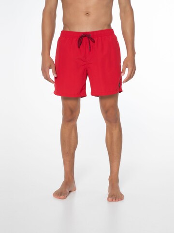 Shorts de bain 'Faster' PROTEST en rouge