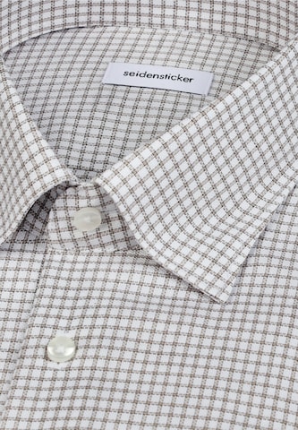 Coupe regular Chemise business SEIDENSTICKER en beige