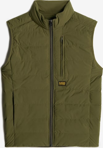 Gilet G-STAR en vert : devant