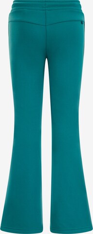 WE Fashion - Flared Leggings em verde