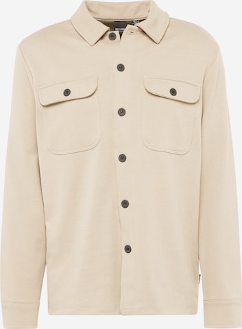 Only & Sons Button Up Shirt 'New Kodyl' in Beige: front