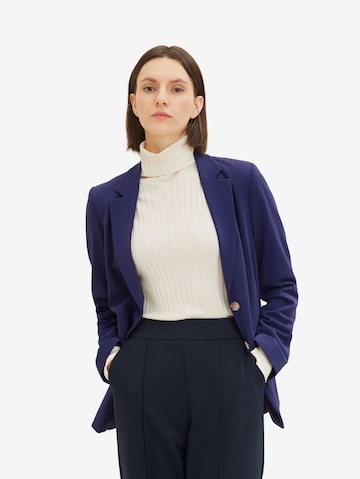 Blazer TOM TAILOR en bleu : devant