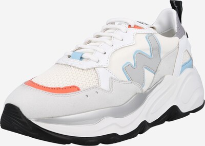 WOMSH Sneaker 'FUTURA' in hellgrau / orange / weiß, Produktansicht