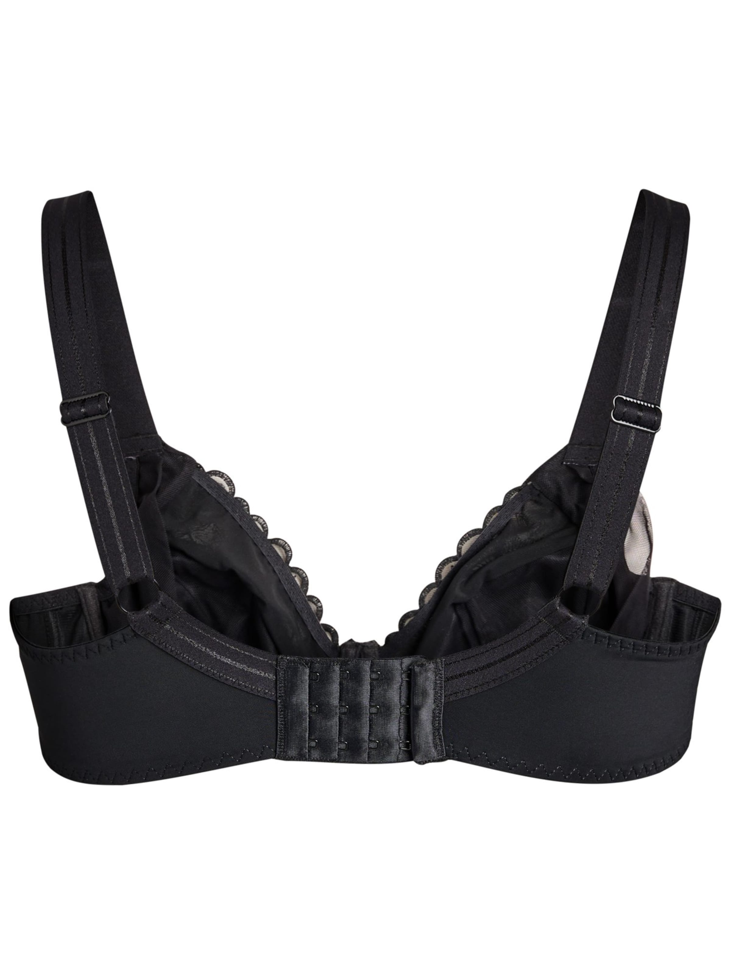Devoted by Zizzi Push-up BH 'Beth' in Schwarz