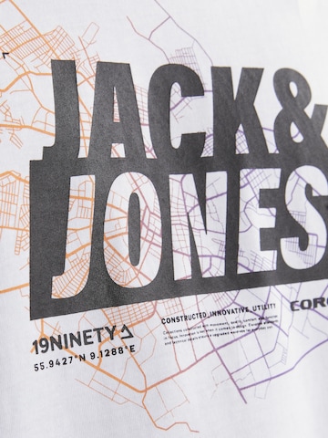 JACK & JONES Paita 'JCOMap' värissä valkoinen