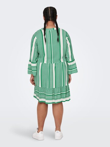 ONLY Carmakoma Košeľové šaty 'Marrakesh' - Zelená
