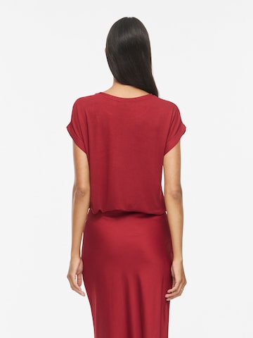 VILA Shirt 'ELLETTE' in Rood