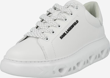 Karl Lagerfeld Sneakers laag in Wit: voorkant