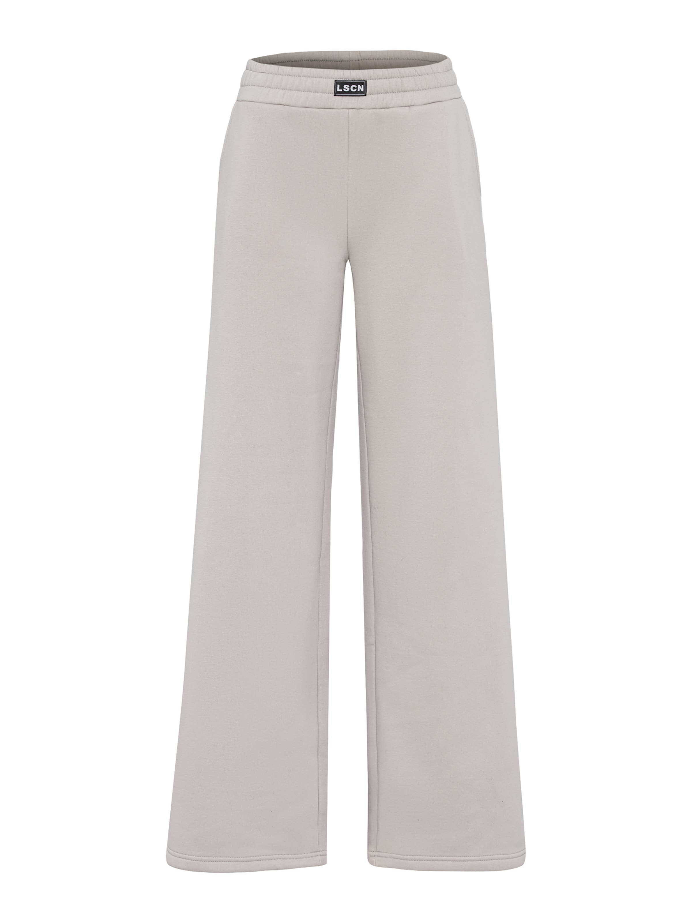 Pantaloni de la LSCN by LASCANA pe gri: față