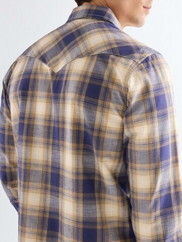WRANGLER Regular Fit Hemd 'Western Indigo'‌‌‌‌‌‌ in Beige