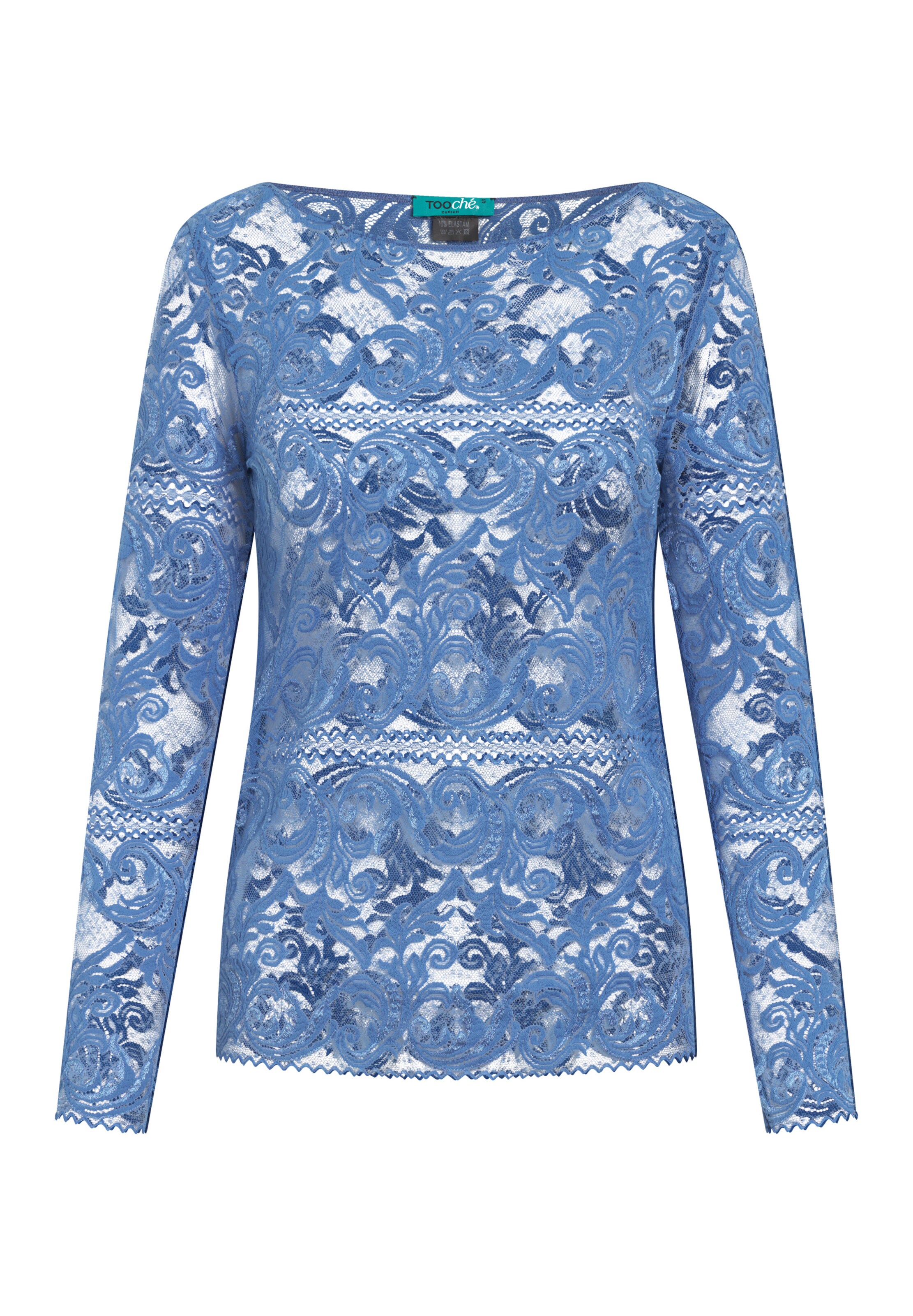 TOOche Blouse in Blue: front