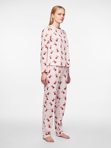 PIECES Pyjamas 'FREYA' i rosa: framsida