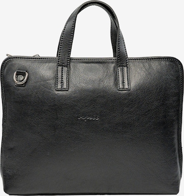 bupell Laptop Bag 'Pietro' in Black: front