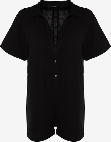 Trendyol - Jumpsuit en negro: frente