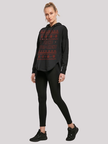 F4NT4STIC Sweatshirt 'Frohe Wein-Nacht' in Zwart