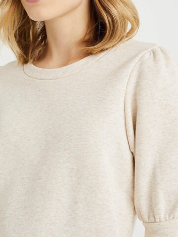 Sweat-shirt WE Fashion en beige