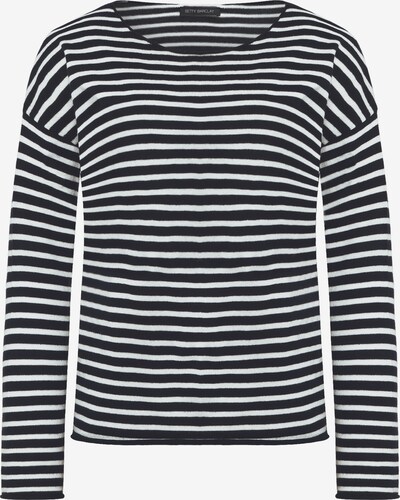 Betty Barclay Strickpullover mit U-Boot-Ausschnitt in dunkelblau, Produktansicht