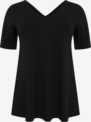 Yoek Shirt in Black: front