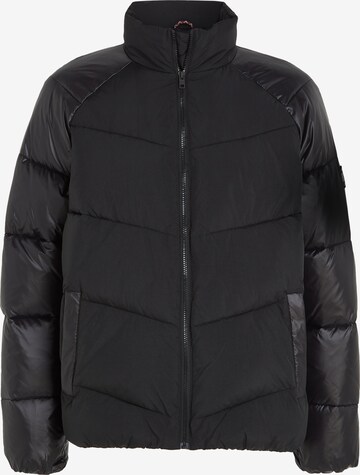 Tommy Jeans Winter Jacket in Black: front