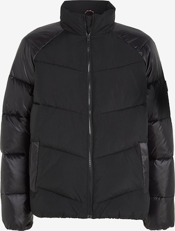 Tommy Jeans Winter Jacket in Black: front