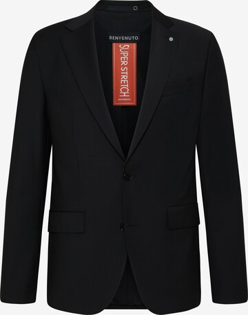 Veste de costume 'LARIO' BENVENUTO en noir : devant