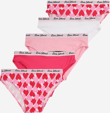 River Island Underpants 'HEART' in Pink: front