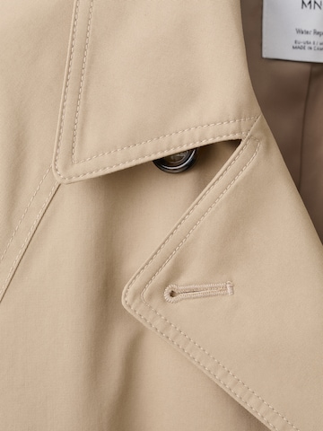 MANGO Between-Seasons Coat 'ANGELA' in Beige