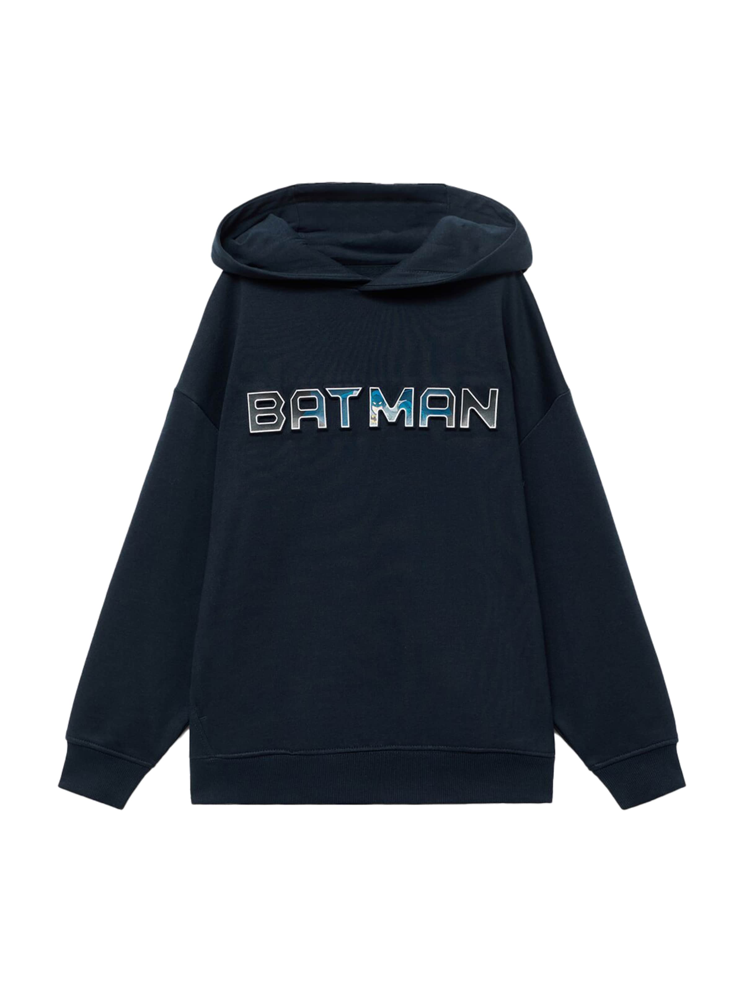 MANGO KIDS Collegepaita 'Batboss' värissä sininen: etupuoli