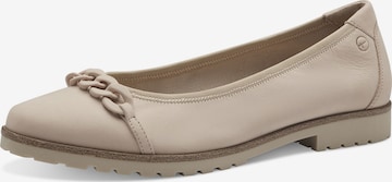 TAMARIS Ballet Flats in Beige: front