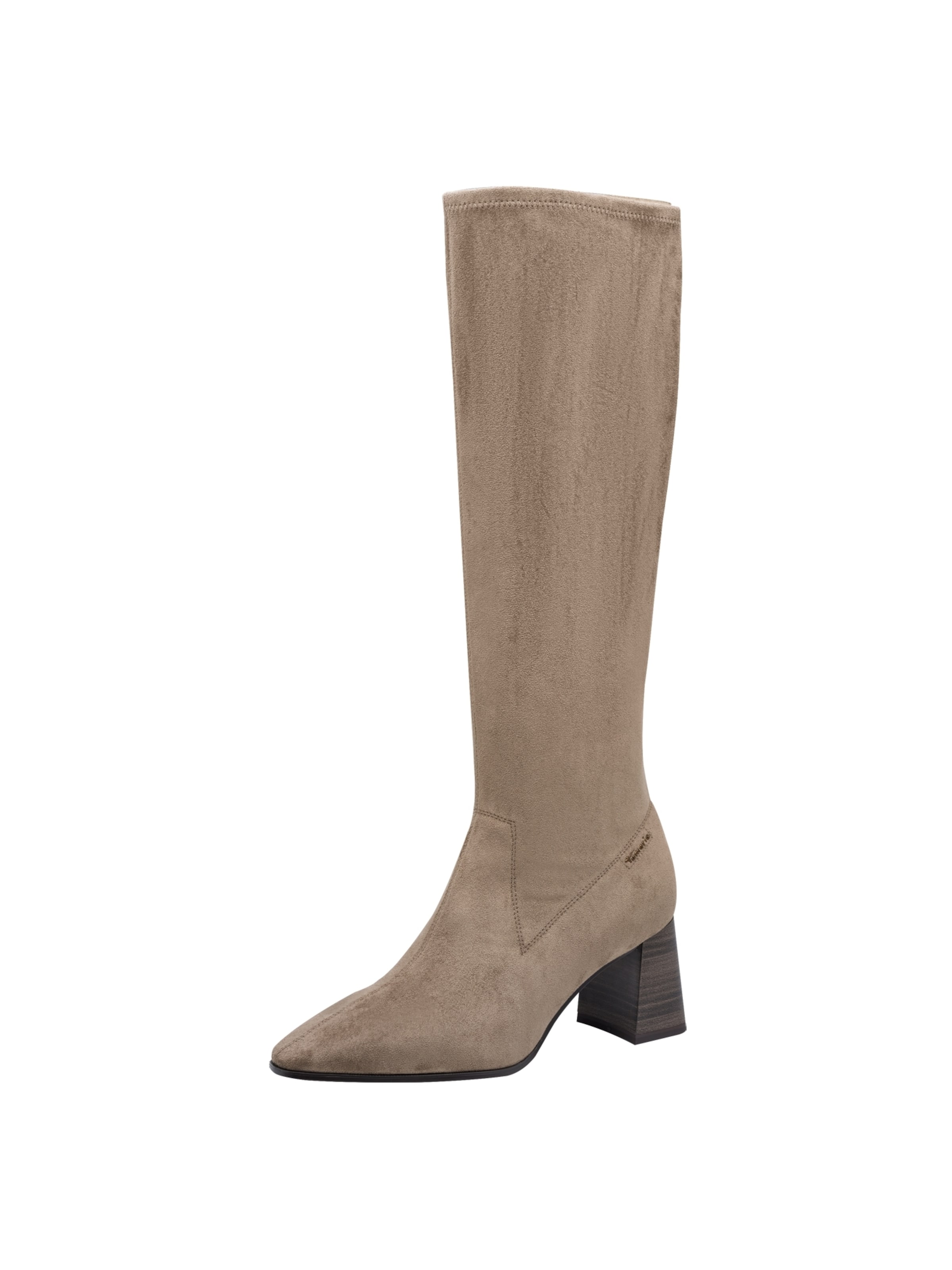 Tamaris Laarzen in Beige: voorkant