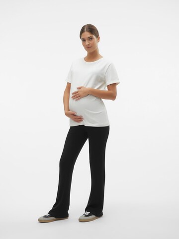 MAMALICIOUS Flared Trousers 'Rynja' in Black