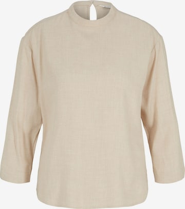 TOM TAILOR Bluse in Beige: predná strana