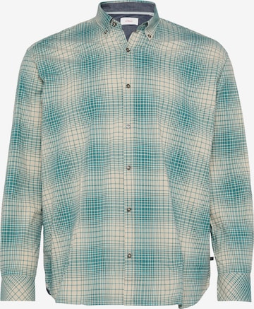 s.Oliver Men Big Sizes Hemd in Blau: Vorderseite