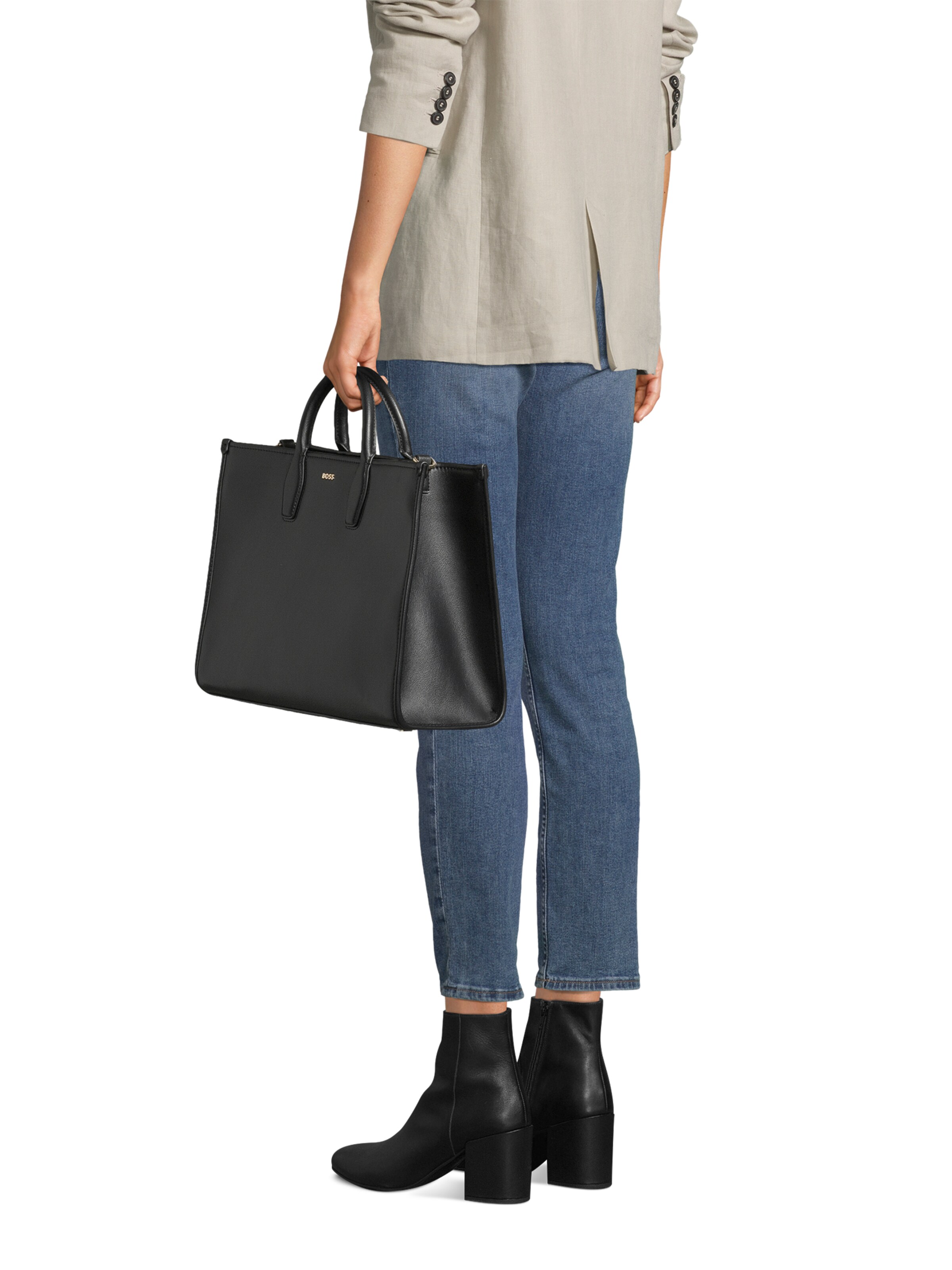 melns BOSS "Shopper" tipa soma 'Sandy'