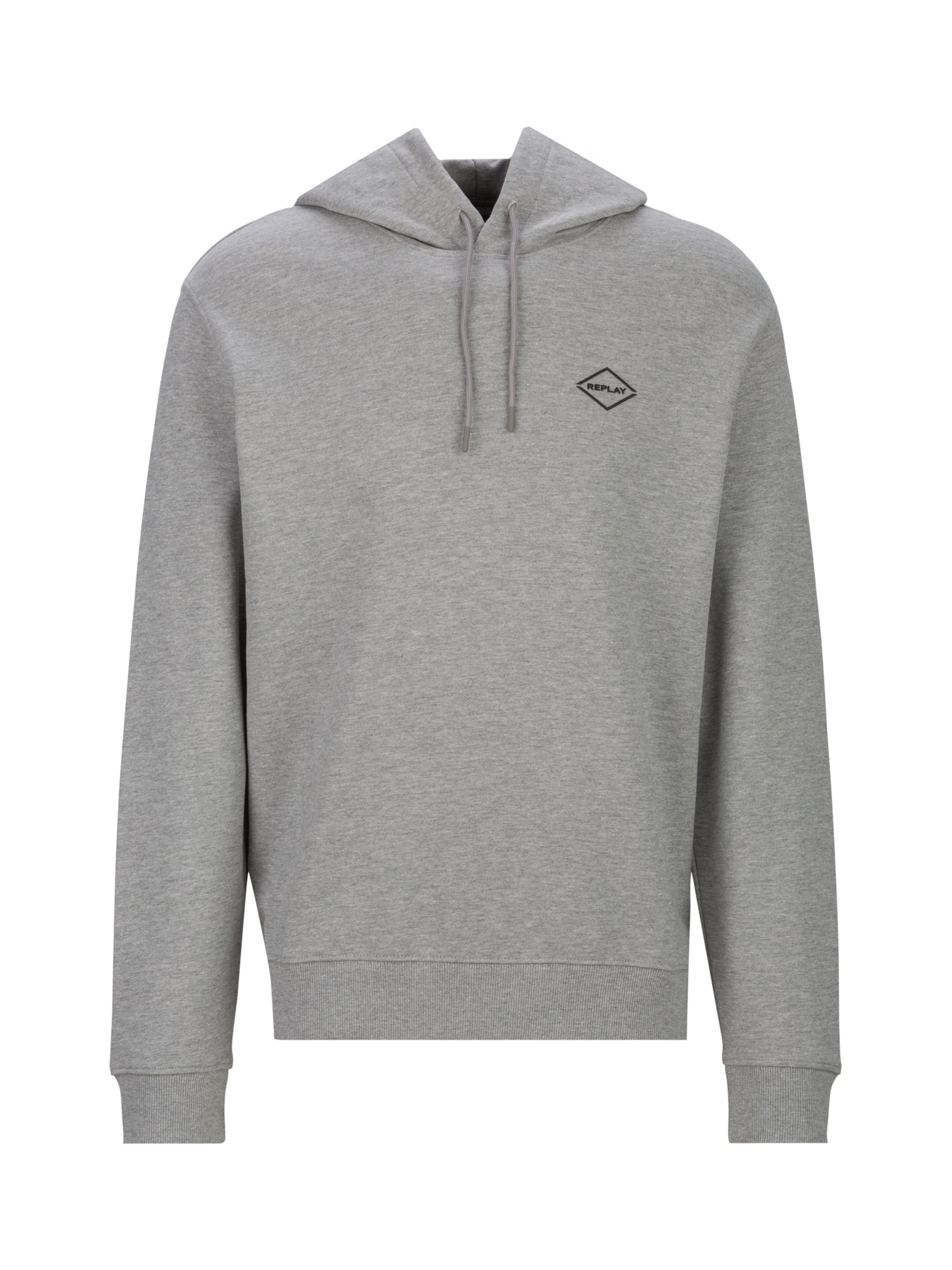 REPLAY Sweatshirt in Grau: Vorderseite