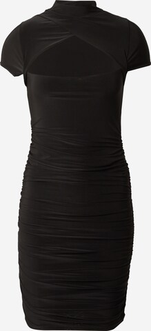 Rochie de cocktail de la Misspap pe negru: față