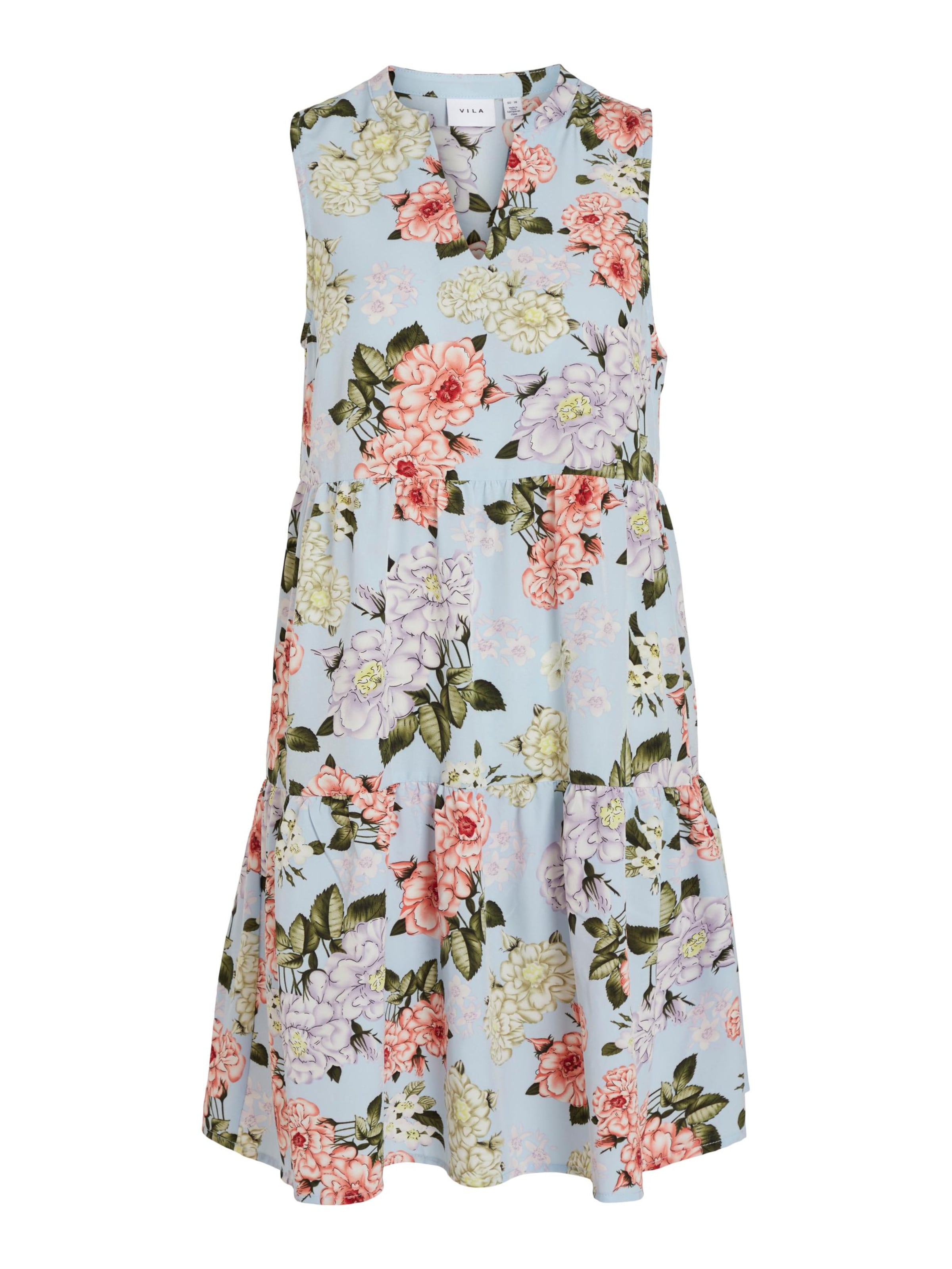 Vila Petite Dress in Blue: front