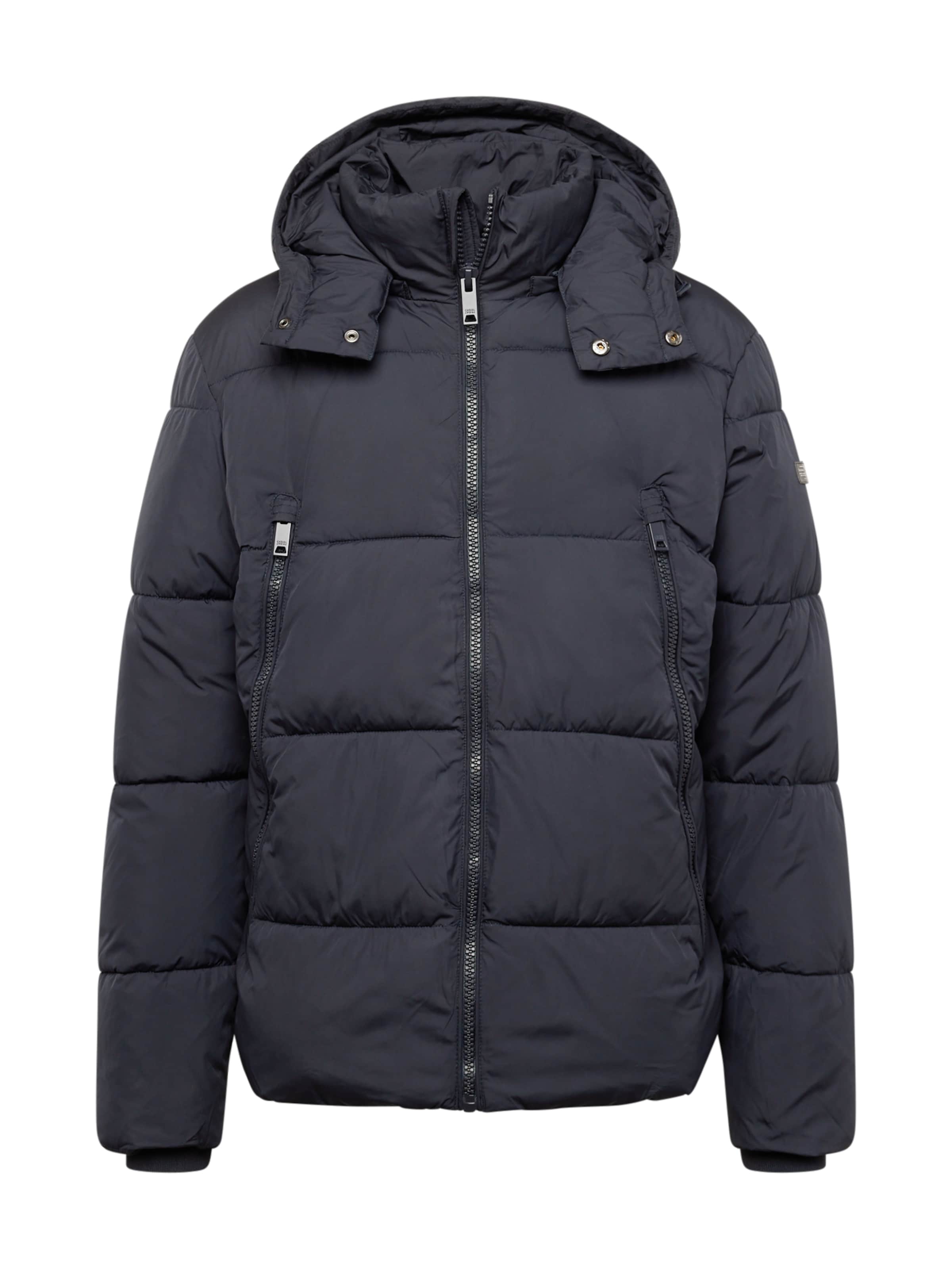 Casual Friday Winterjas 'Wilson' in Blauw: voorkant